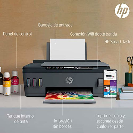 HP SMART TANK 515 ALL-IN-ONE WIRELESS INK TANK COLOUR PRINTER, HIGH CAPACITY TANK (6000 BLACK AND 8000 COLOUR) WITH AUTOMATIC INK SENSOR