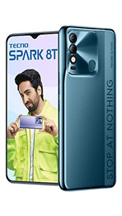 TECNO SPARK 8T (ATLANTIC BLUE, 4GB RAM,64GB STORAGE) 50MP AI CAMERA  7GB EXPANDABLE RAM