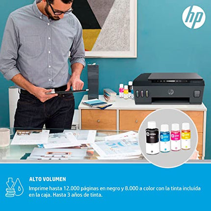 HP SMART TANK 515 ALL-IN-ONE WIRELESS INK TANK COLOUR PRINTER, HIGH CAPACITY TANK (6000 BLACK AND 8000 COLOUR) WITH AUTOMATIC INK SENSOR