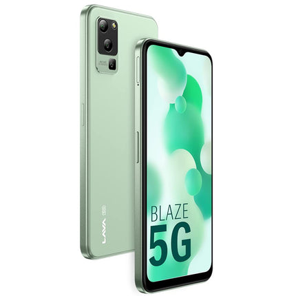 LAVA BLAZE 5G (GLASS GREEN, 4GB RAM, 128GB STORAGE)