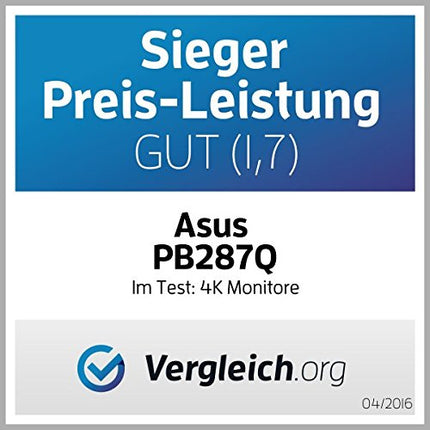 ASUS - PB287Q, 28 INCH (71.12 CM) 2560 X 1440 PIXELS 4K LED DISPLAY LED GAMING MONITOR WITH PIP AND PBP MODES (BLACK)