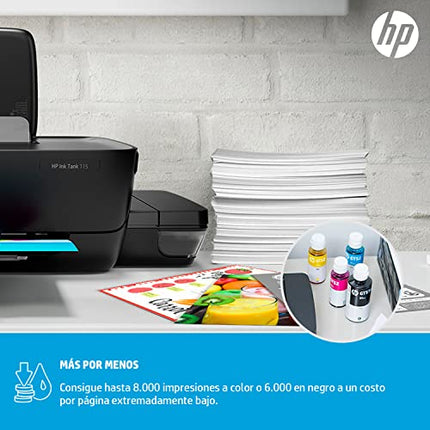 HP 115 COLOR SINGLE FUNCTION INK TANK PRINTER, PER PAGE (10P FOR B/W AND 20P FOR COLOUR)