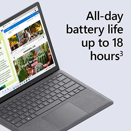 MICROSOFT NEW SURFACE LAPTOP5 13.5&#34; INTEL EVO 12 GEN I5 / 8GB / 256GB PLATINUM WITH WINDOWS 11 HOME, 365 FAMILY 30-DAY TRIAL &AMP; XBOX GAME PASS ULTIMATE 30-DAY TRIAL
