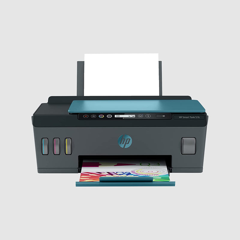 HP INK TANK 516 COLOR PRINTER, SCANNER, &AMP; COPIER WITH HIGH CAPACITY TANK FOR HOME, B&AMP;W PRINTS AT 10 PAISE/PAGE*, COLOR PRINTS AT 20 PAISE/PAGE*, COMPACT, EASY PRINTING