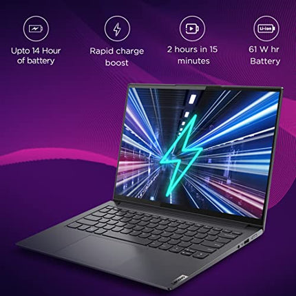 LENOVO YOGA SLIM 7 PRO INTEL EVO CORE I5-11320H 14&#34;(35.6CM) 2.8K LAPTOP(16GB/512GB SSD/WIN11/MSO 2021/90HZ/3YR BRAND WARRANTY/1.3KG),82NC00EWIN,5% INSTANT OFF ON APAY ICICI CREDITCARD (PRIME ONLY)