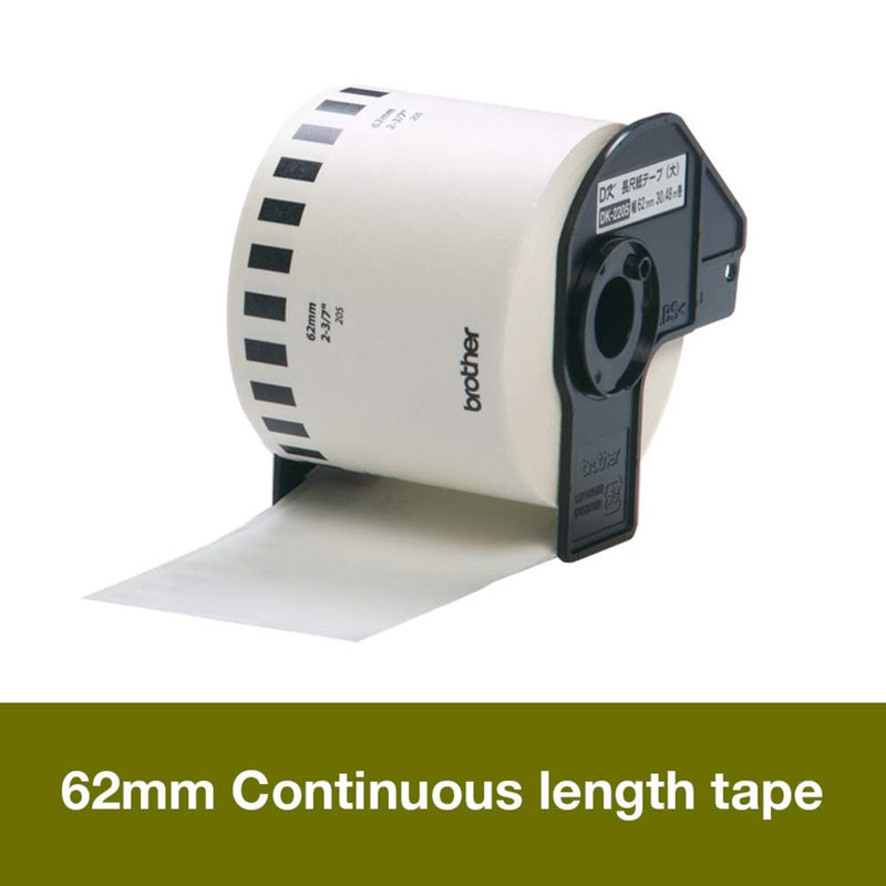 BROTHER CONTINUOUS LENGTH PAPER TAPE DK-22205 62MM[Like New]
