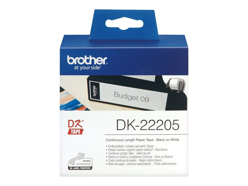 BROTHER CONTINUOUS LENGTH PAPER TAPE DK-22205 62MM[Like New]