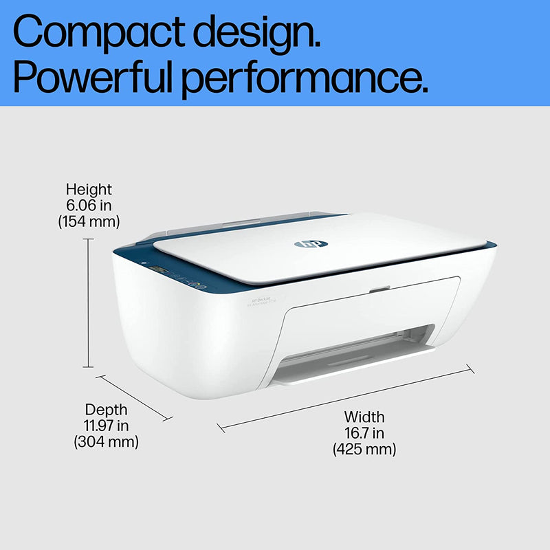 HP DESKJET INK ADVANTAGE 2778 AIO PRINTER, COPY, SCAN, WIFI, BLUETOOTH, USB, SIMPLE SETUP WITH HP SMART APP, IDEAL FOR HOME.[Like New]