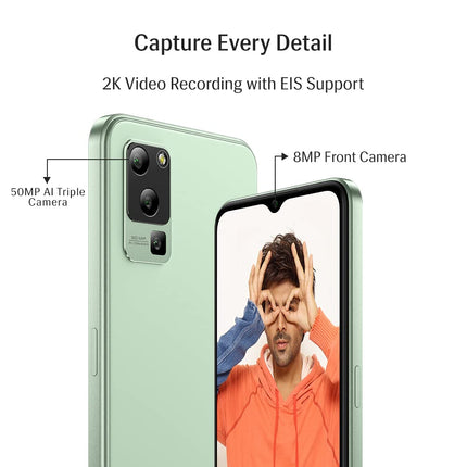 LAVA BLAZE 5G (GLASS GREEN, 4GB RAM, 128GB STORAGE)