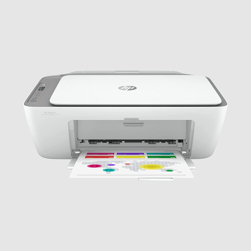 HP DESKJET INK ADVANTAGE 2776 AIO PRINTER, COPY, SCAN, WIFI, BLUETOOTH, USB, SIMPLE SETUP WITH HP SMART APP, IDEAL FOR HOME.[Like New]