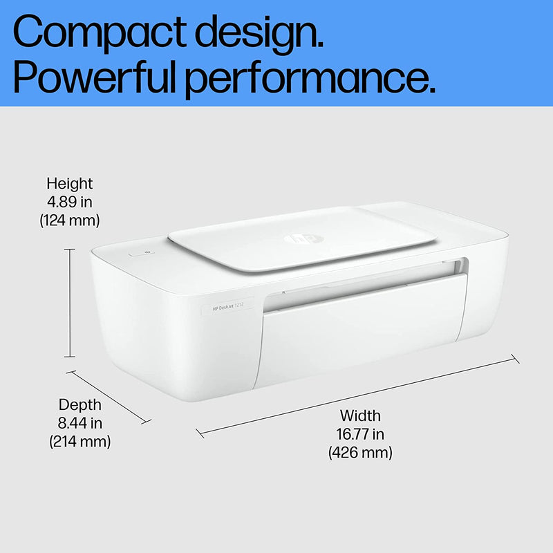 HP DESKJET 1212 PRINTER FOR HOME FOR DEPENDABLE PRINTING, SIMPLE SETUP FOR EVERYDAY USAGE, IDEAL FOR HOME.[Like New]