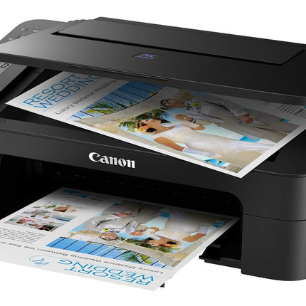 CANON PIXMA E3370 ALL-IN-ONE WIRELESS INK EFFICIENT COLOR PRINTER (BLACK)[Like New]