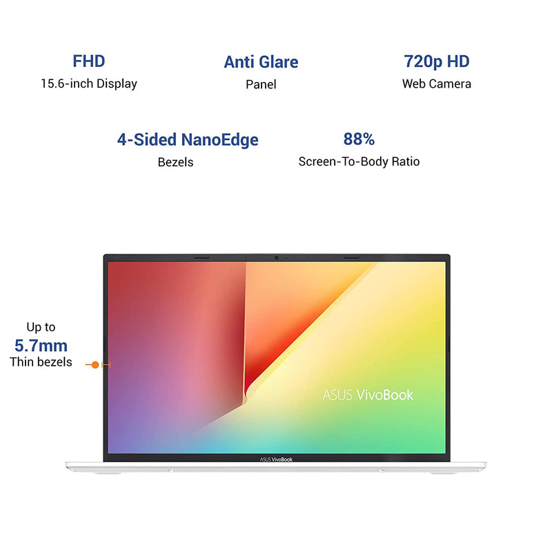 ASUS VIVOBOOK 15 INTEL CORE I5-1035G1 10TH GEN 15.6-INCH FHD THIN AND LIGHT LAPTOP (8GB RAM/1TB HDD + 256GB SSD/WINDOWS 10/MS OFFICE 2019/2GB NVIDIA MX330 GRAPHICS/SILVER/1.75 KG), X512JP-EJ231TS