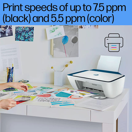 HP DESKJET INK ADVANTAGE 2778 AIO PRINTER, COPY, SCAN, WIFI, BLUETOOTH, USB, SIMPLE SETUP WITH HP SMART APP, IDEAL FOR HOME.[Like New]