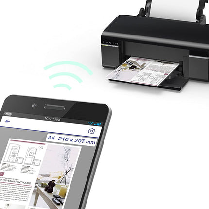 EPSON ECOTANK L805 WIFI INK TANK PHOTO PRINTER[Like New]