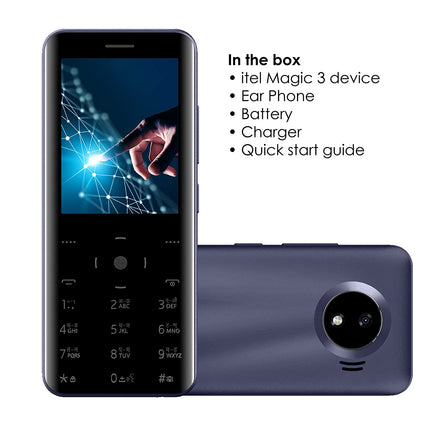 ITEL MAGIC3 WI-FI BLUETOOTH, USB, 9.5MM SLIM UNIBODY DESIGN, 2.8&#34; BIGGER DISPLAY IT6350 SMART TOUCH KEYPAD (BLACK)