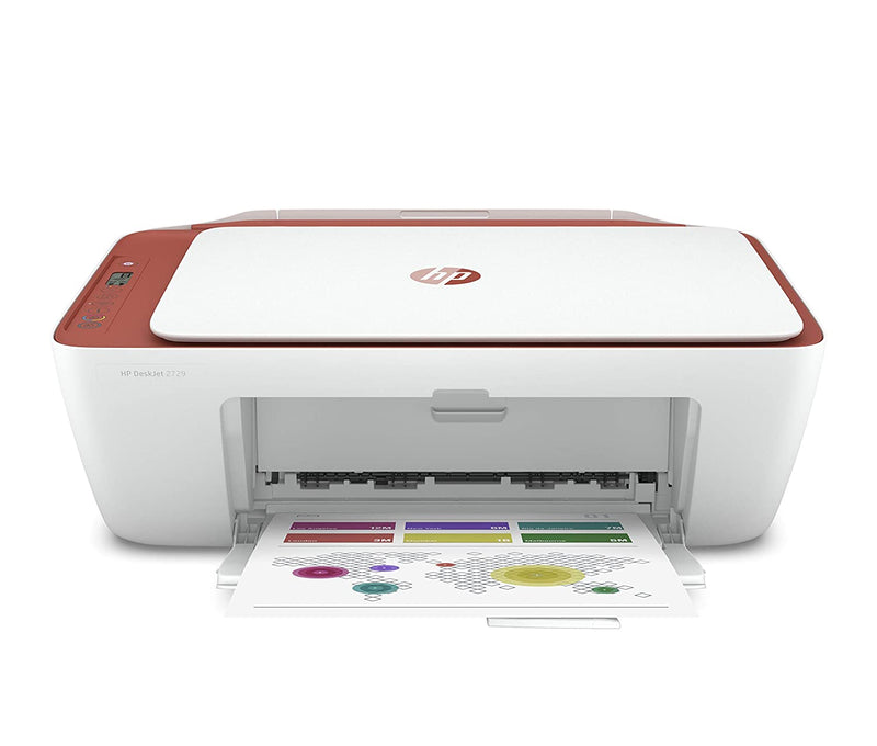 HP DESKJET 2729 AIO PRINTER, COPY, SCAN, WIFI, BLUETOOTH, USB, SIMPLE SETUP WITH HP SMART APP, IDEAL FOR HOME.[Like New]