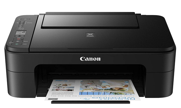 CANON PIXMA E3370 ALL-IN-ONE WIRELESS INK EFFICIENT COLOR PRINTER (BLACK)[Like New]