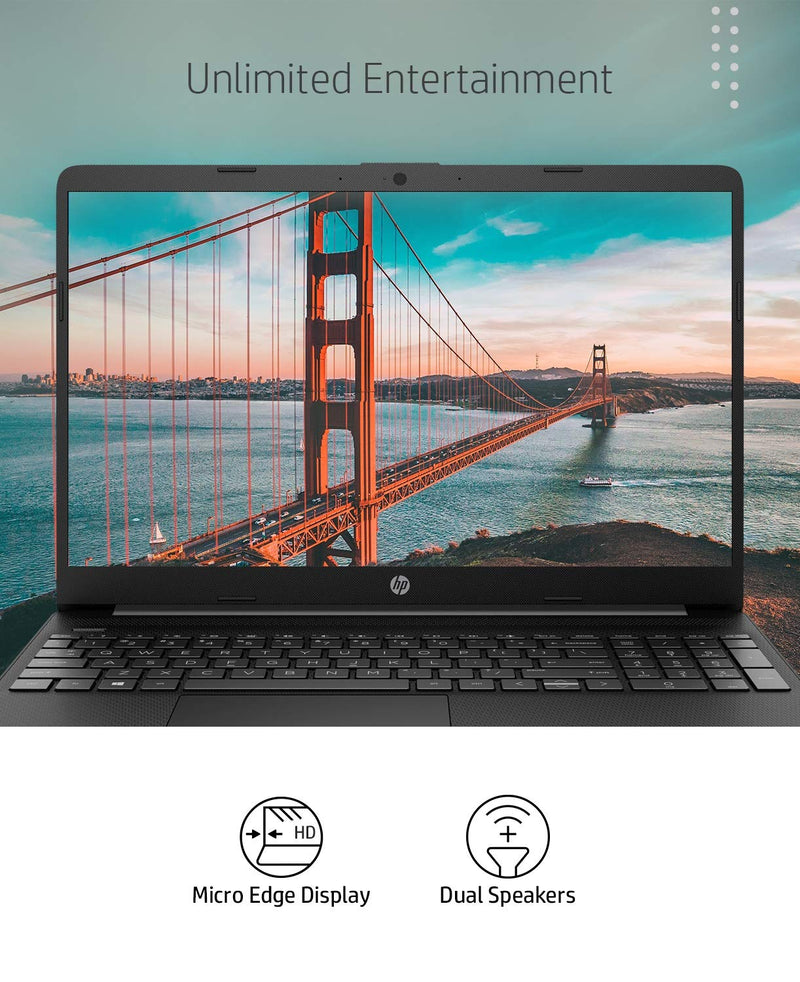 HP 15 AMD ATHLON 15.6 INCHES(39.6CM) HD LAPTOP, 3050U/4GB/1TB/WINDOWS 10/MS OFFICE (JET BLACK/1.85KG), 15S-GY0001AU