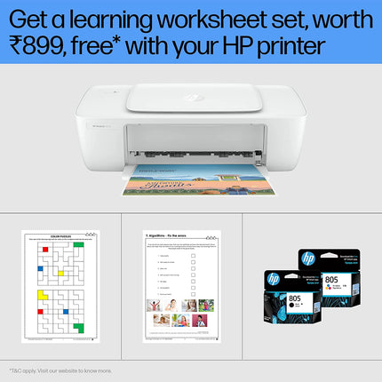 HP DESKJET 1212 PRINTER FOR HOME FOR DEPENDABLE PRINTING, SIMPLE SETUP FOR EVERYDAY USAGE, IDEAL FOR HOME.[Like New]