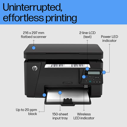 HP LASERJET PRO M126NW MULTI-FUNCTION MONOCHROME LASER PRINTER[Like New]