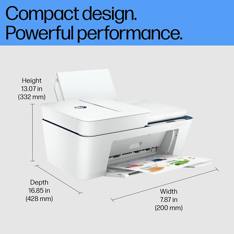 HP DESKJET 4123 AIO PRINTER, AUTOMATIC DOCUMENT FEEDER, COPY, SCAN, USB, SIMPLE SETUP WITH HP SMART APP, IDEAL FOR HOME.[Like New]