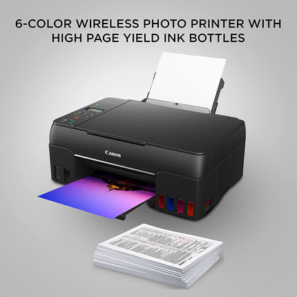 CANON PIXMA G670 ALL-IN-ONE 6-COLOUR INKTANK WI-FI PHOTO PRINTER, BLACK, STANDARD[Like New]
