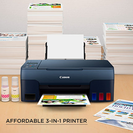 CANON PIXMA G2020 NV ALL-IN-ONE INK TANK COLOUR PRINTER (NAVY BLUE)[Like New]