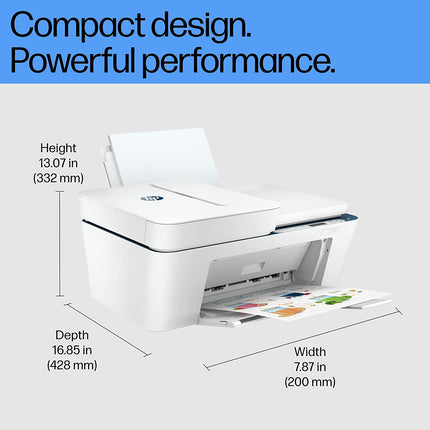 HP DESKJET INK ADVANTAGE 4178 AIO PRINTER, AUTOMATIC DOCUMENT FEEDER, COPY, SCAN, WIFI, BLUETOOTH, USB, SIMPLE SETUP WITH HP SMART APP, IDEAL FOR HOME.[Like New]