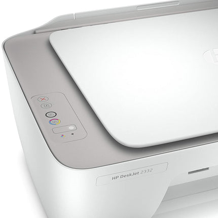 HP DESKJET 2332 COLOUR PRINTER, SCANNER AND COPIER FOR HOME/SMALL OFFICE, COMPACT SIZE, RELIABLE, EASY SET-UP THROUGH HP SMART APP ON YOUR PC CONNECTED THROUGH USB, IDEAL FOR HOME.[Like New]