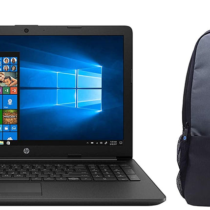HP 15 DB1069AU 15.6-INCH LAPTOP (3RD GEN RYZEN 3 3200U/4GB/1TB HDD/WINDOWS 10/MS OFFICE/RADEON VEGA 3 GRAPHICS), JET BLACK WITH EXPRESS 27 LTRS 15.6-INCH LAPTOP BACKPACK (BLACK)