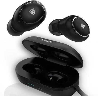 ANT AUDIO WAVE SPORTS TWS 700 TRUE BLUETOOTH HEADSET  (BLACK, TRUE WIRELESS)
