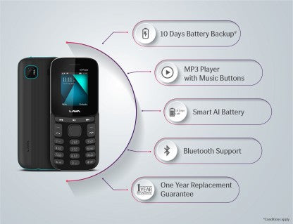 LAVA A3 POWER  (AQUA GREY)