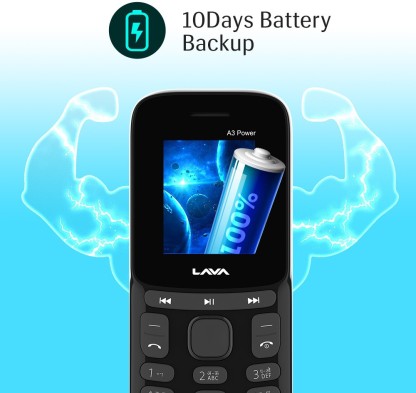 LAVA A3 POWER  (AQUA GREY)