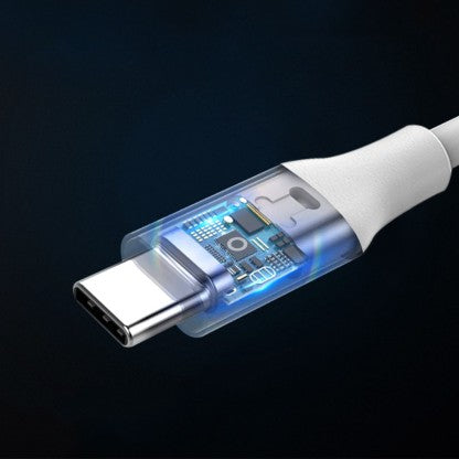 CONEKT USB TYPE C CABLE 4 A 1.2 M ACE GO 4AMP TYPE-C WHITE  (COMPATIBLE WITH MOBILE PHONE, TABLET, POWER BANKS AND ANY DEVICE WITH TYPE C PORT, WHITE)