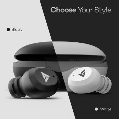 BOULT AUDIO AIRBASS COMBUDS BLUETOOTH HEADSET  (BLACK, TRUE WIRELESS)
