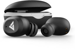 BOULT AUDIO AIRBASS COMBUDS BLUETOOTH HEADSET  (BLACK, TRUE WIRELESS)