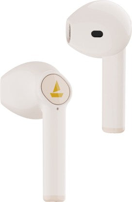 BOAT AIRDOPES 131 WITH UPTO 60 HOURS AND ASAP CHARGE BLUETOOTH HEADSET  (CRIMSON CREAM, TRUE WIRELESS)