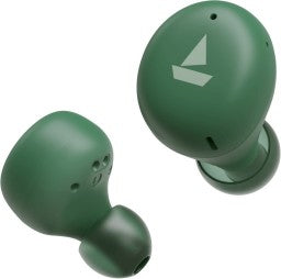 BOAT AIRDOPES 381 WITH UPTO 20 HOURS PLAYBACK AND ASAP CHARGE BLUETOOTH HEADSET  (ARMY GREEN, IN THE EAR)