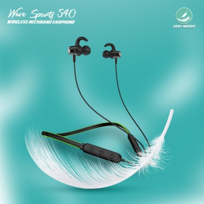 ANT AUDIO WAVE SPORTS 540 BLUETOOTH HEADSET  (NEON GREEN, IN THE EAR)