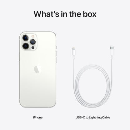 APPLE iPhone 12 Pro Max (Silver, 128 GB)