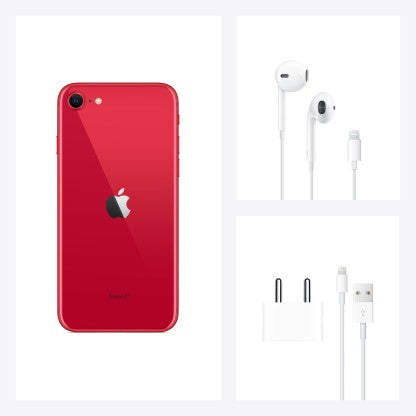 Apple iPhone SE (Red, 128 GB) (Includes EarPods, Power Adapter)