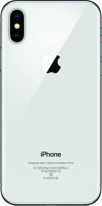 APPLE iPhone X (Silver, 64 GB)