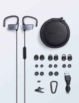 SOUNDCORE BY ANKER ARC BLUETOOTH HEADSET  (BLACK, GREY, IN THE EAR)