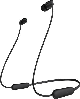 SONY WI-C200 BLUETOOTH HEADSET  (BLACK, IN THE EAR)