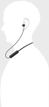 SONY WI-C200 BLUETOOTH HEADSET  (BLACK, IN THE EAR)