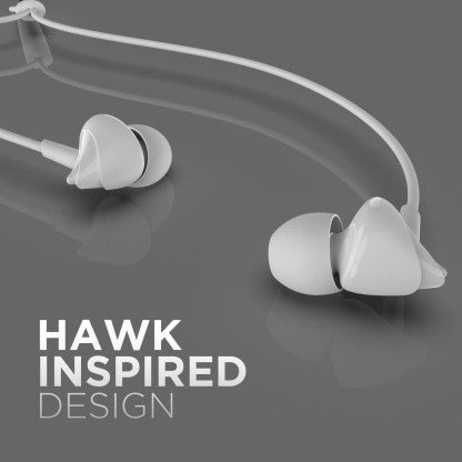 BOAT BASSHEADS 100 WIRED HEADSET  (WHITE, IN THE EAR)