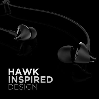 BOAT BASSHEADS 100 WIRED HEADSET  (BLACK, IN THE EAR)