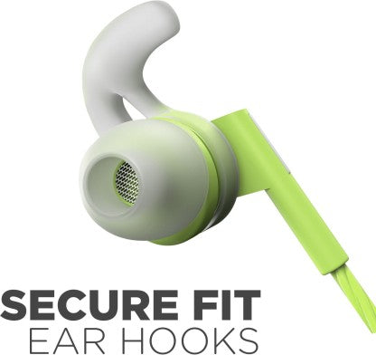 BOAT BASSHEADS 242 WIRED HEADSET  (SPIRIT LIME, IN THE EAR)