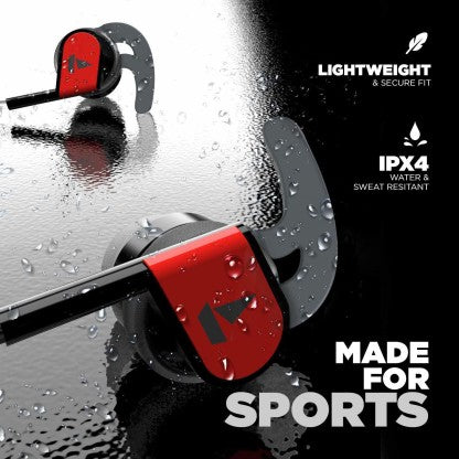 BOAT BASSHEADS 242 WIRED HEADSET  (ACTIVE BLACK, IN THE EAR)